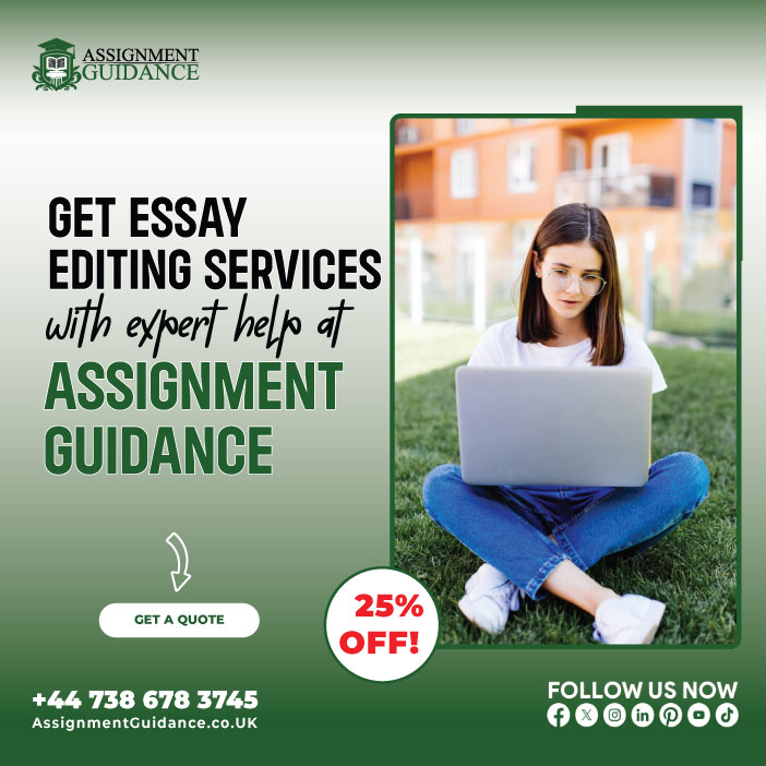 Expert essay editing services, improving structure, coherence, and grammar for high-quality academic essays.